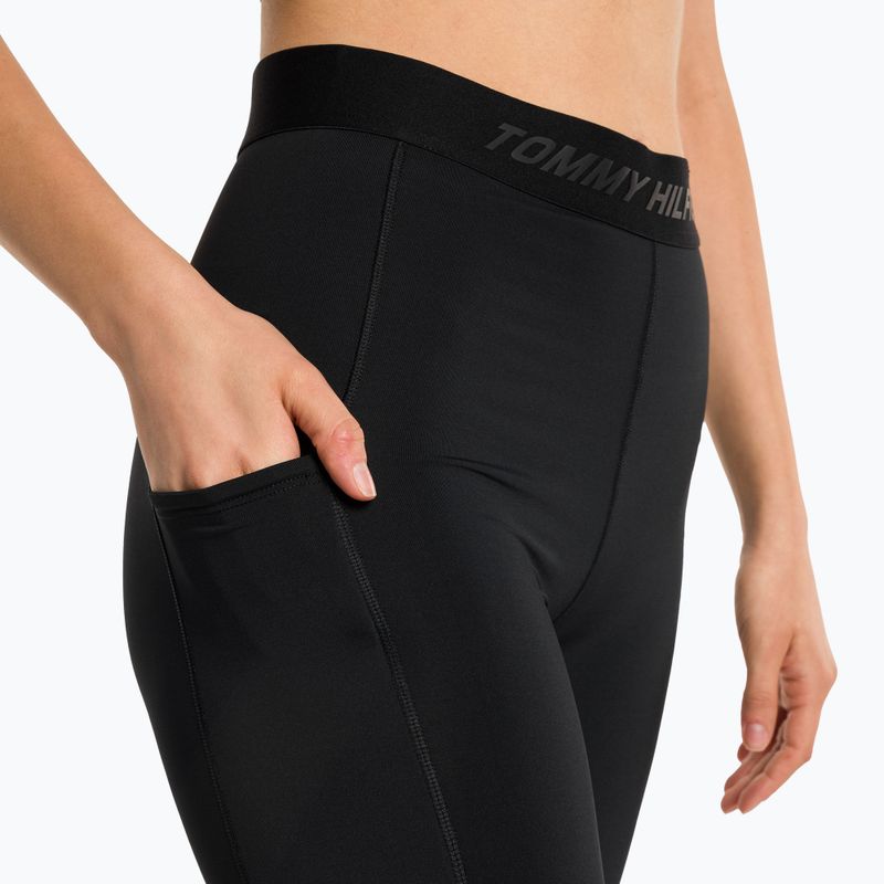 Dámske tréningové legíny Tommy Hilfiger Hw Branded Tape Full Length black 4