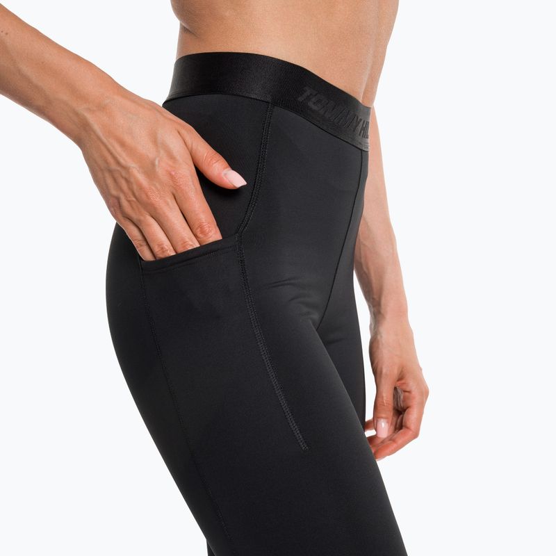 Dámske tréningové legíny Tommy Hilfiger Hw Branded Tape 7/8 black 4