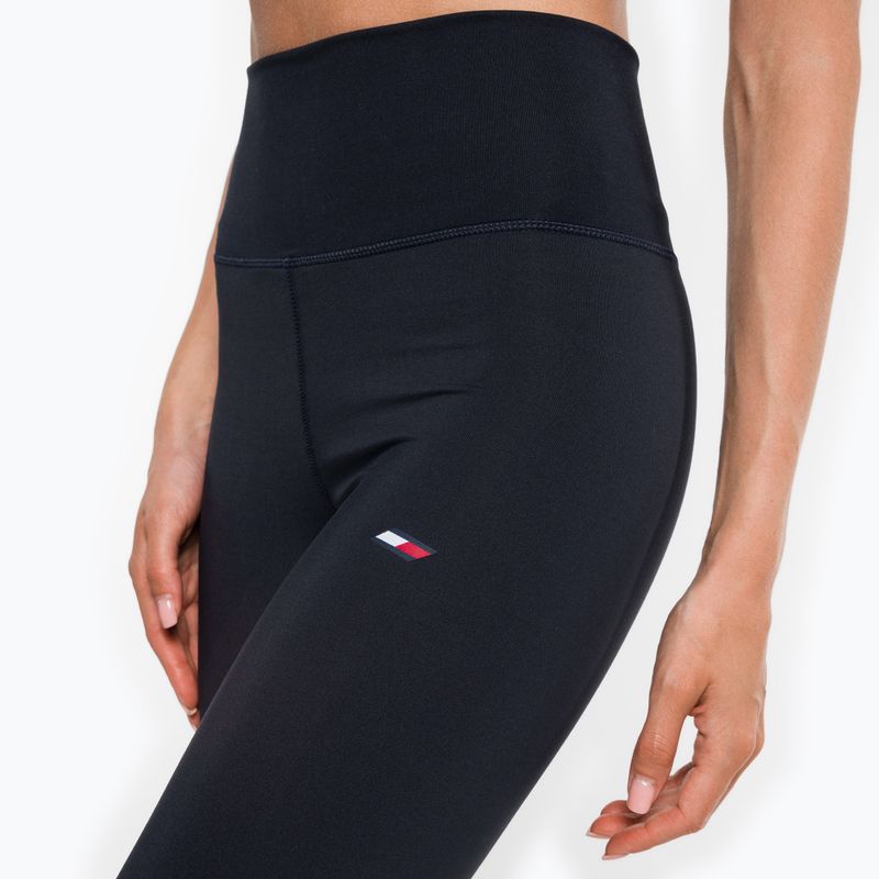 Tommy Hilfiger dámske tréningové legíny Hw Essential 7/8 modré 4