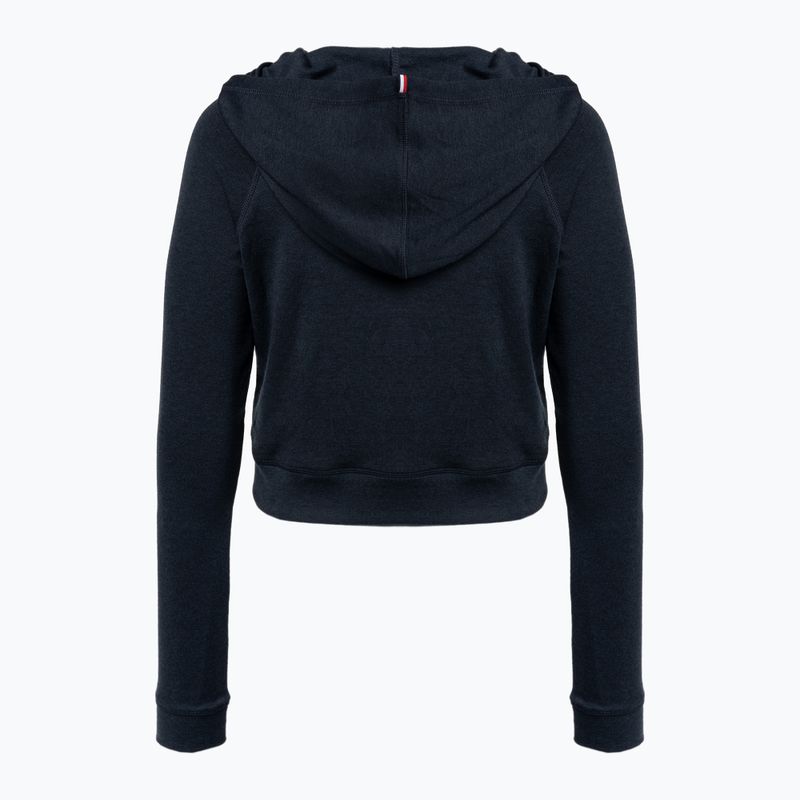 Dámska tréningová mikina Tommy Hilfiger Slim Soft Hoodie blue 8