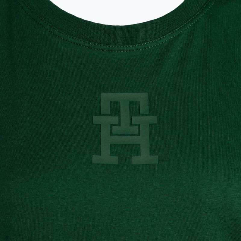 Tommy Hilfiger dámske tréningové tričko Regular Th Monogram green 7