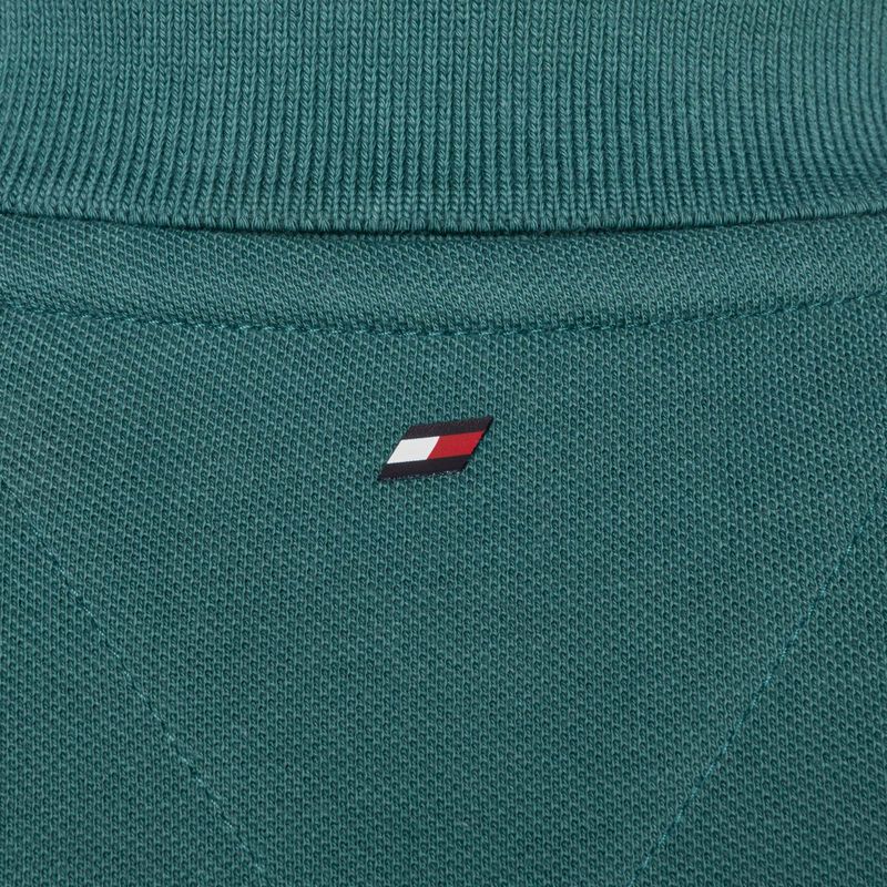 Tommy Hilfiger pánske tréningové tričko Textured Tape Polo green 8