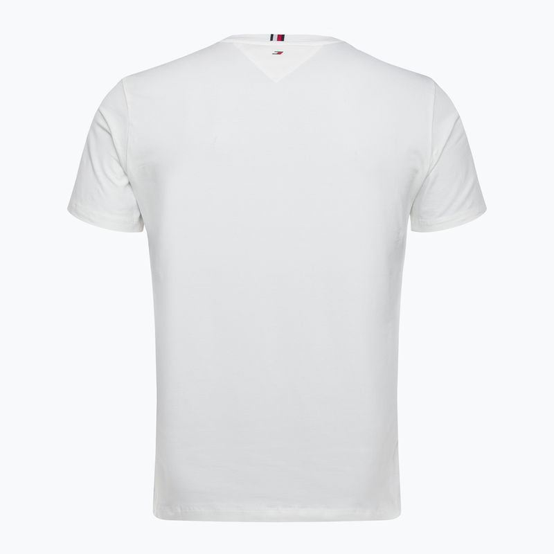 Pánske tréningové tričko Tommy Hilfiger Colorblocked Mix Media S/S white 6