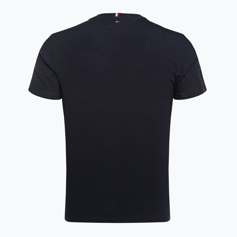 Tommy Hilfiger pánske tréningové tričko Colorblocked Mix Media S/S blue 6