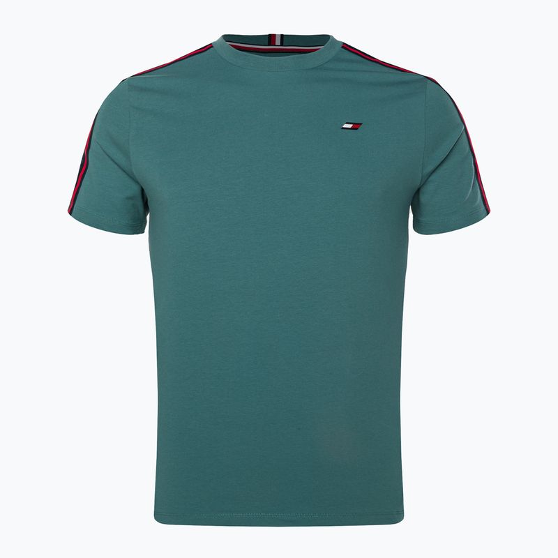Tommy Hilfiger pánske tréningové tričko Textured Tape green 5