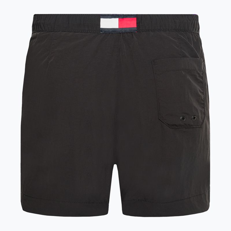 Pánske plavecké šortky Tommy Hilfiger Medium Drawstring black 2