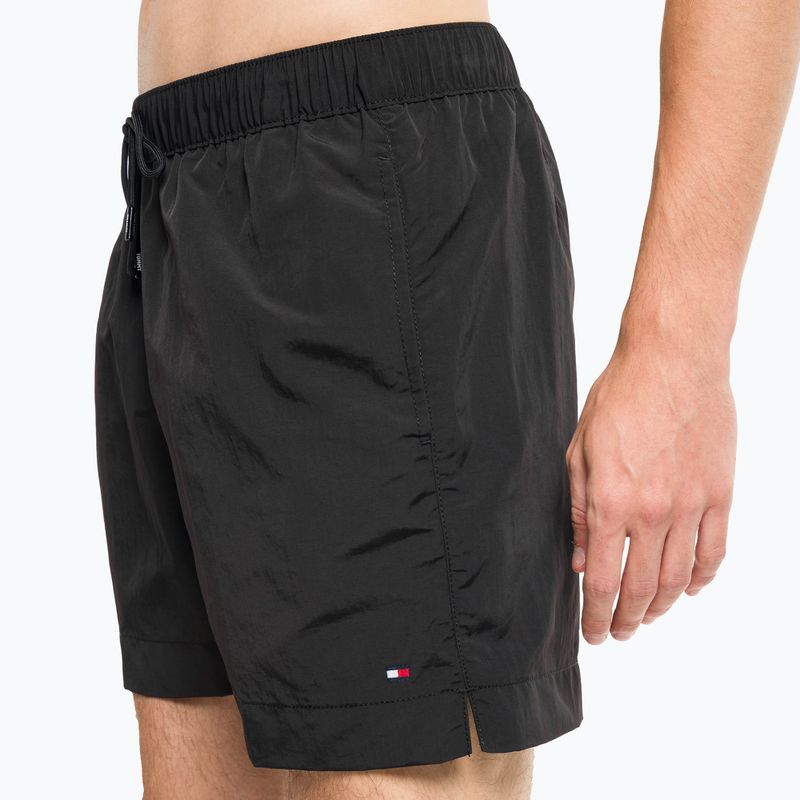 Pánske plavecké šortky Tommy Hilfiger Medium Drawstring black 8