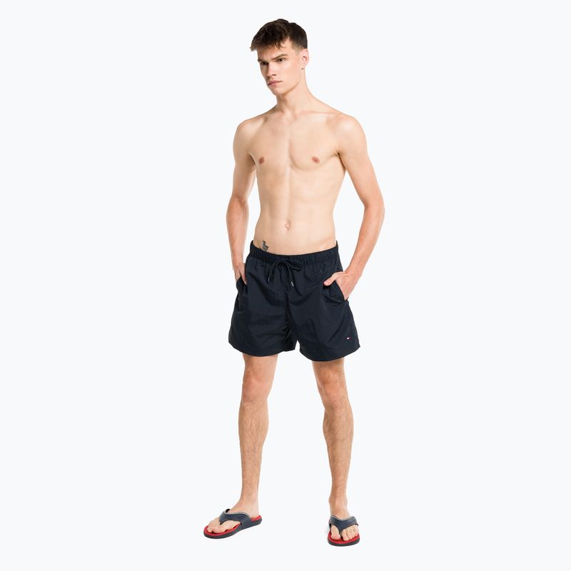 Pánske plavecké šortky Tommy Hilfiger Medium Drawstring blue 5