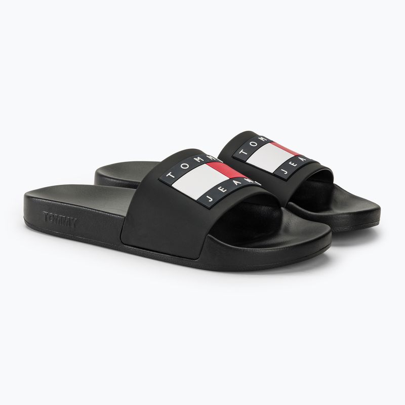 Tommy Jeans Pool Slide Ess black pánske žabky 4