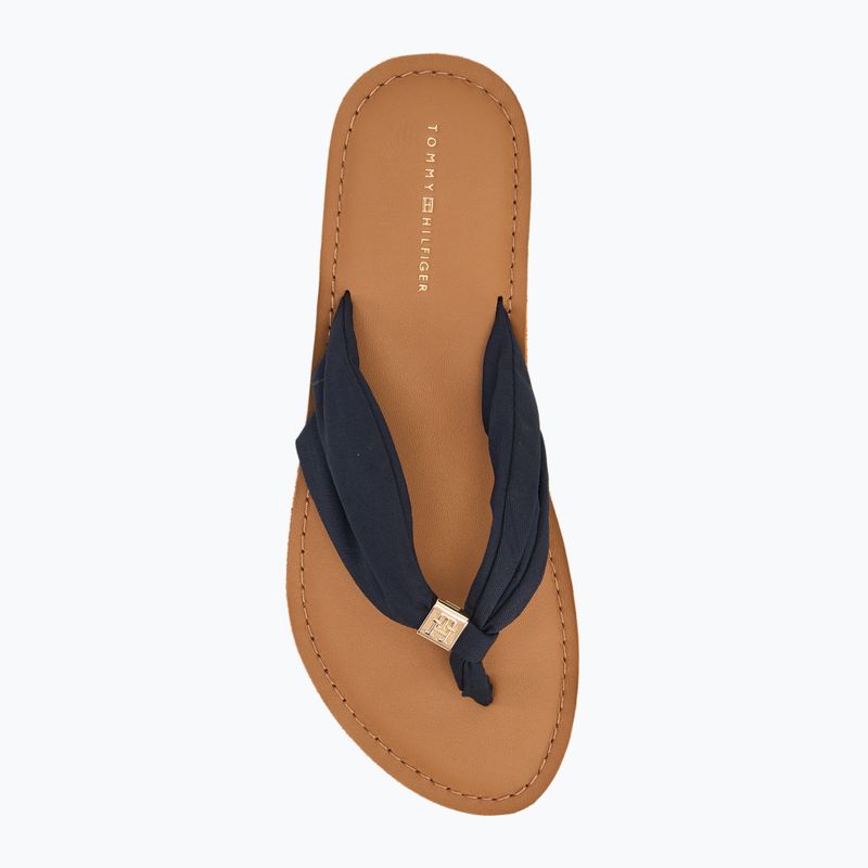 Dámske žabky Tommy Hilfiger Elevated Beach Sandal space blue 5