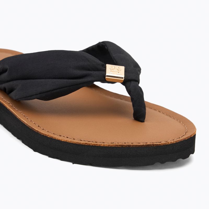 Dámske žabky Tommy Hilfiger Elevated Beach Sandal black 7