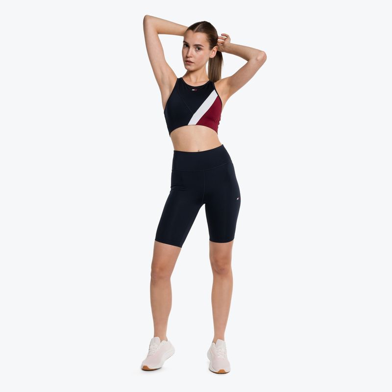 Tommy Hilfiger Essentials Rw Fitted Knit modré dámske tréningové šortky 2