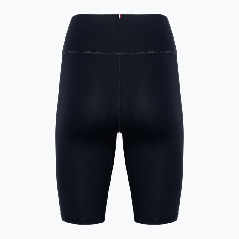 Tommy Hilfiger Essentials Rw Fitted Knit modré dámske tréningové šortky 6