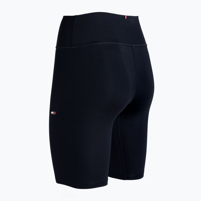 Tommy Hilfiger Essentials Rw Fitted Knit modré dámske tréningové šortky 7