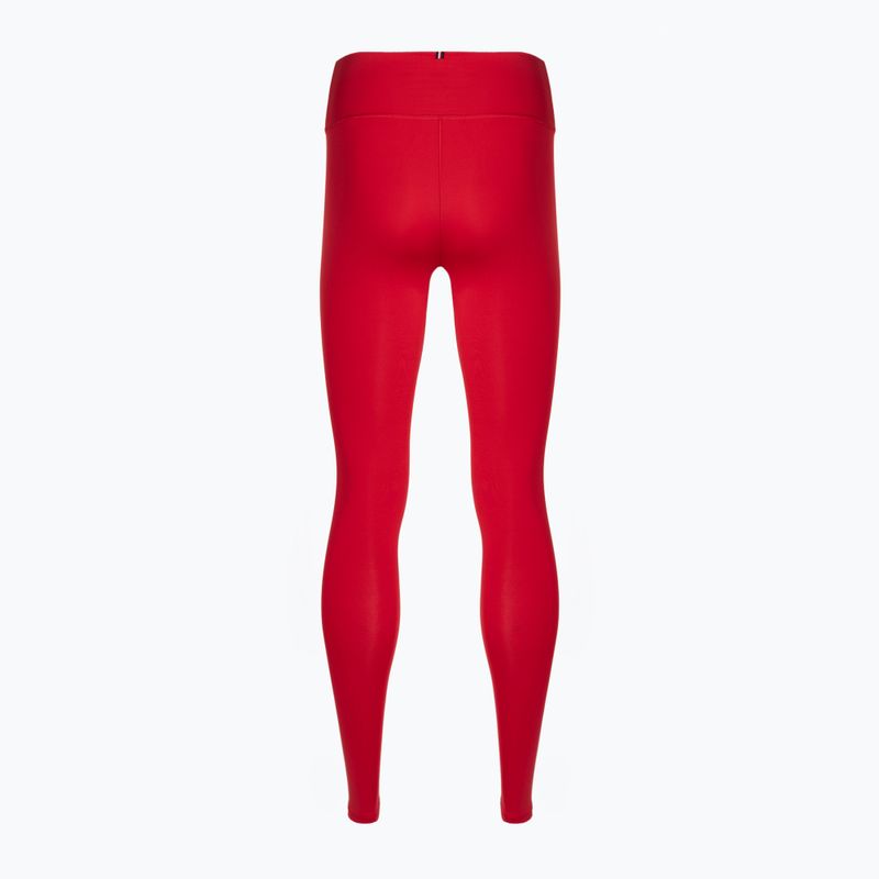 Dámske tréningové legíny Tommy Hilfiger Essentials Rw Full Length červené 6