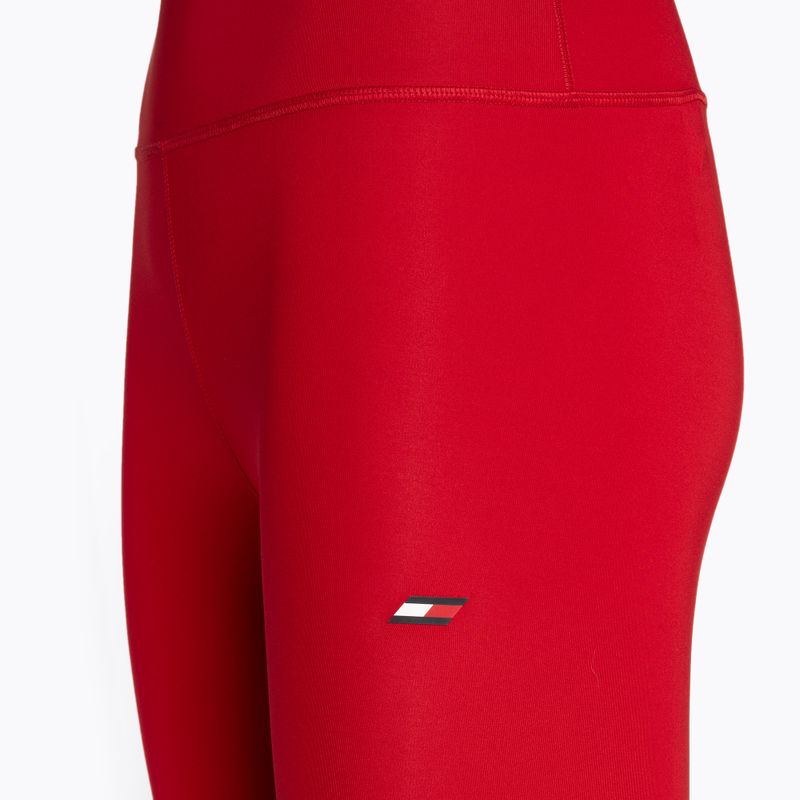 Dámske tréningové legíny Tommy Hilfiger Essentials Rw Full Length červené 8