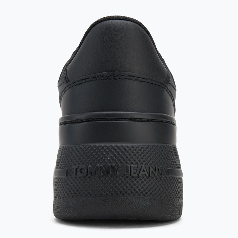 Dámske topánky Tommy Jeans Retro Basket Flatform Ess triple black 6