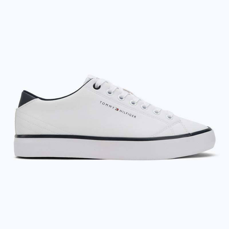 Pánske tenisky Tommy Hilfiger Th Hi Vulc Core Low Leather Ess YBS white 2