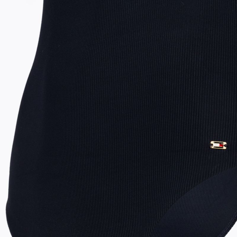 Plavky jednodielne dámske Tommy Hilfiger Triangle One Piece Rp deser skye 3