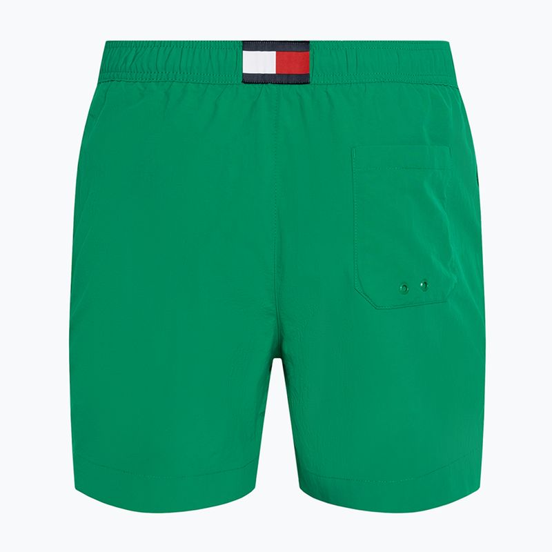 Pánske plavecké šortky Tommy Hilfiger Medium Drawstring Olympic green 2