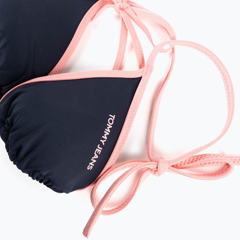 Tommy Jeans Trojuholníkový vrchný diel plaviek RP dark night navy 3