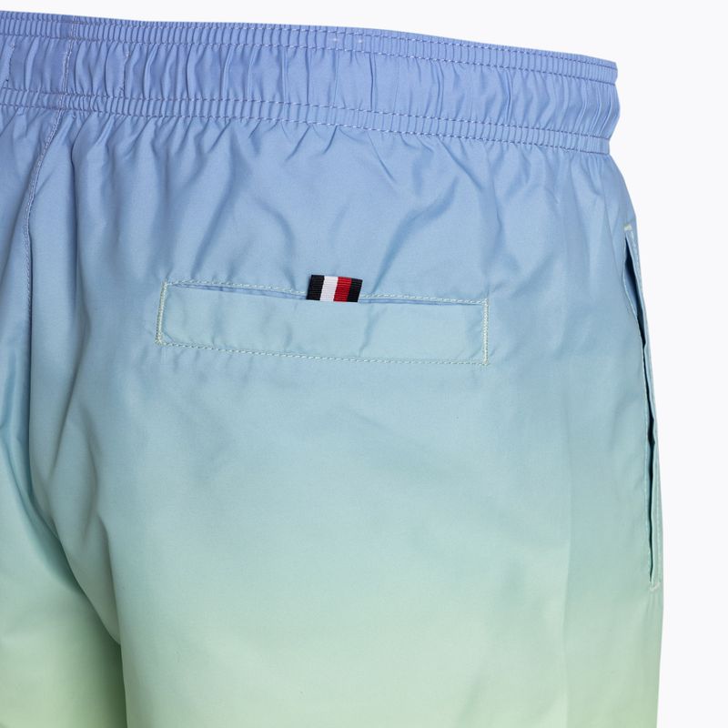 Pánske plavecké šortky Tommy Hilfiger  Medium Drawstring Print ombre blue spell/yellow tulip 4