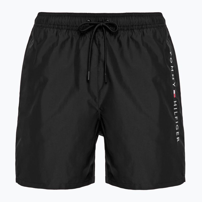 Pánske plavecké šortky Tommy Hilfiger Medium Drawstring black