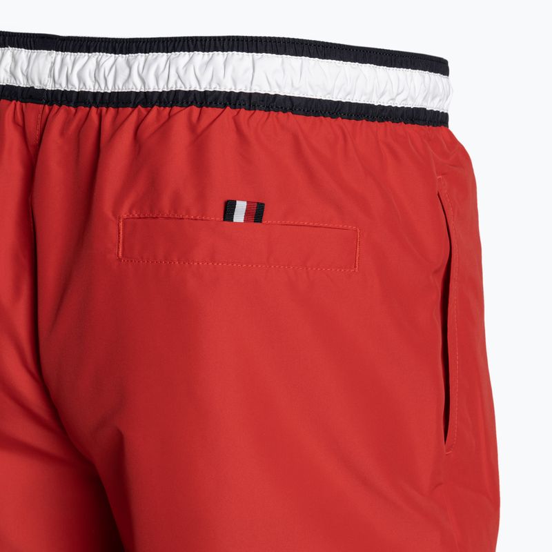 Pánske plavecké šortky Tommy Hilfiger Medium Drawstring primary red 4