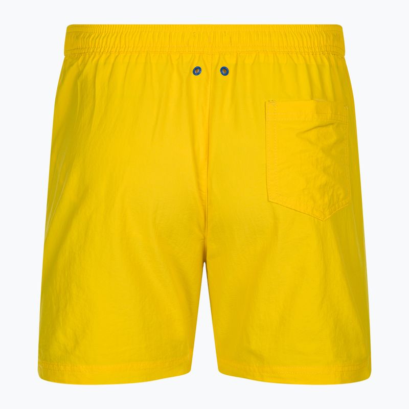 Pánske plavecké šortky Tommy Jeans SF Medium Drawstring Side Tape vivid yellow 2