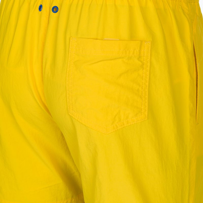 Pánske plavecké šortky Tommy Jeans SF Medium Drawstring Side Tape vivid yellow 4