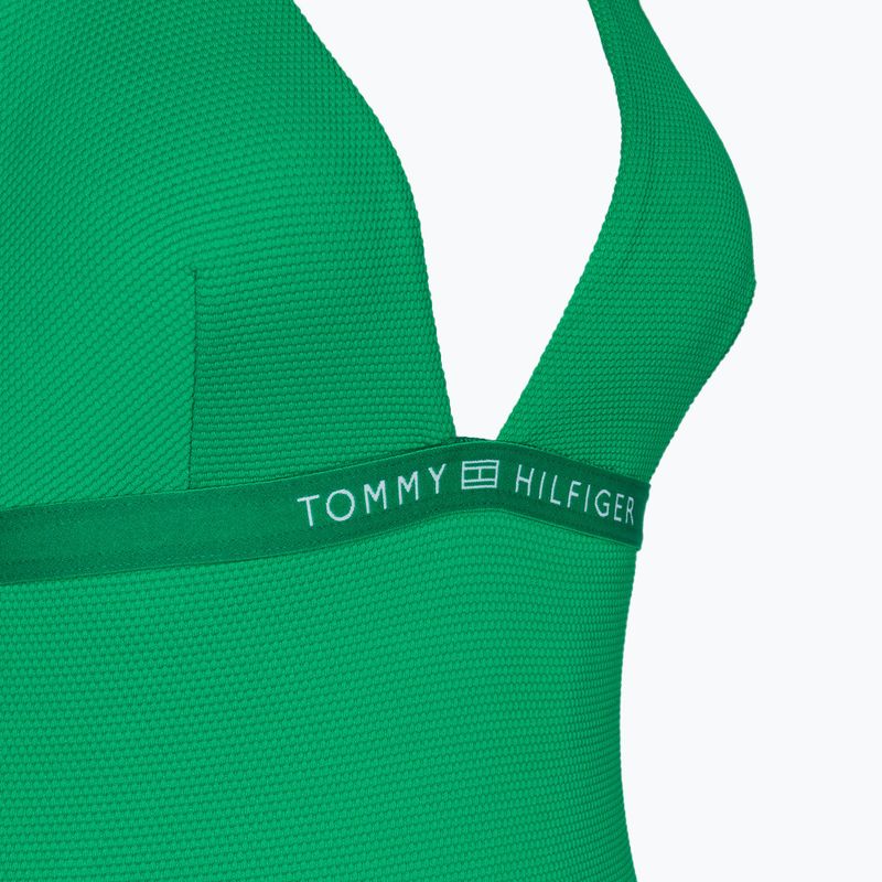 Plavky jednodielne dámske Tommy Hilfiger Halter One Piece Rp olympic green 3