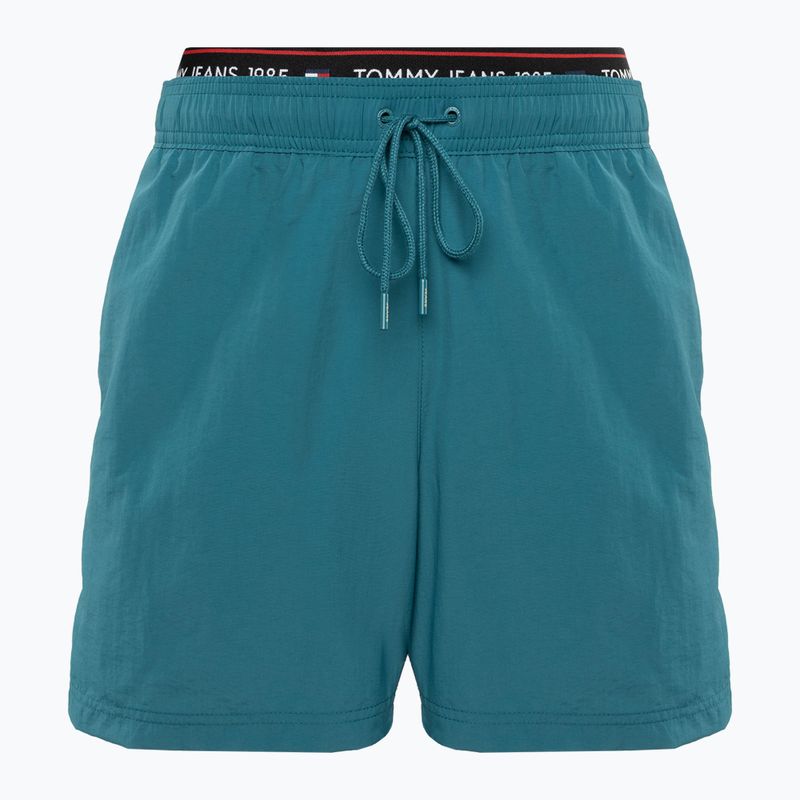 Pánske plavecké šortky Tommy Jeans DW SF Medium Drawstring timeless teal