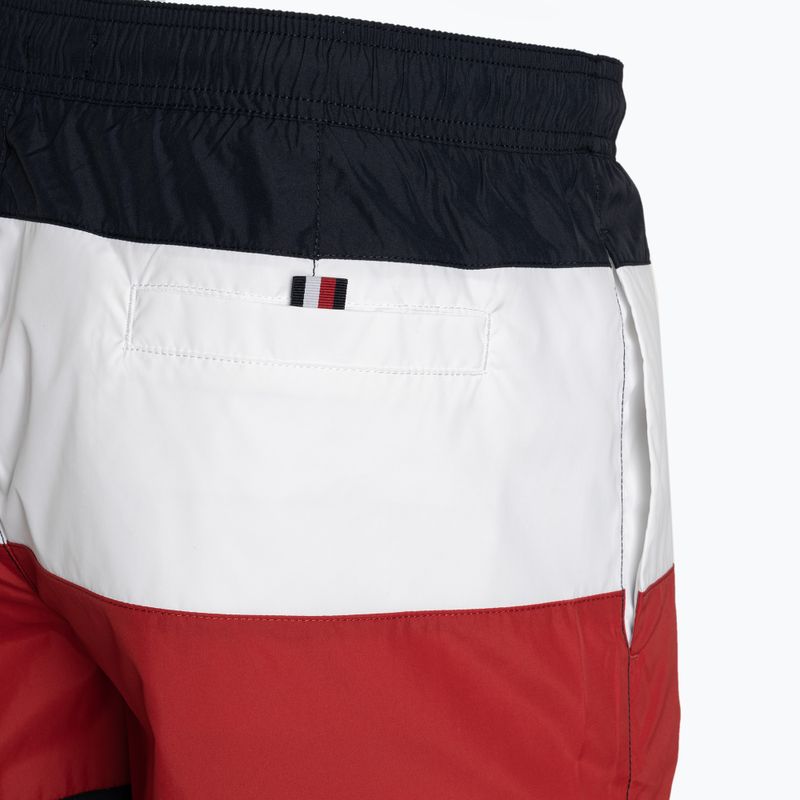 Pánske plavecké šortky Tommy Hilfiger Medium Drawstring Bold Flag desert sky 3