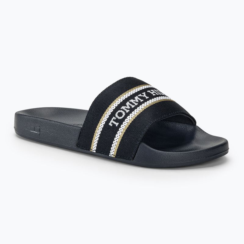 Dámske šľapky Tommy Hilfiger Poolslide With Webbing space blue