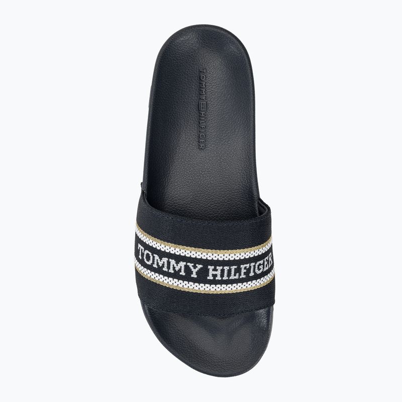 Dámske šľapky Tommy Hilfiger Poolslide With Webbing space blue 6