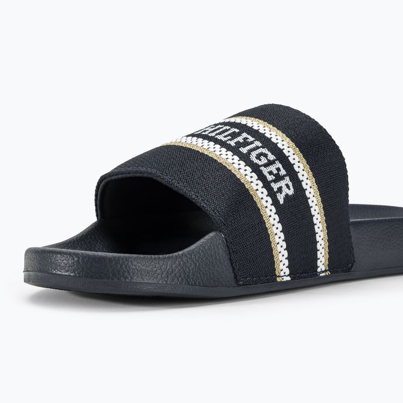 Dámske šľapky Tommy Hilfiger Poolslide With Webbing space blue 8