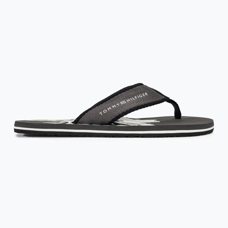 Pánske žabky Tommy Hilfiger Palm Print Beach Sandal dark ash 2