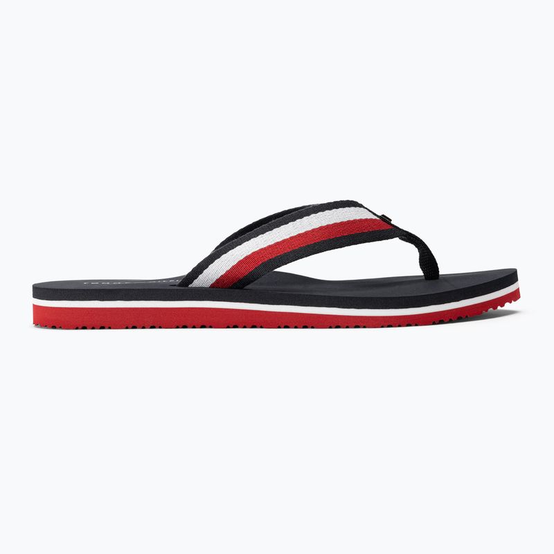 Žabky dámske Tommy Hilfiger Corporate Beach Sandal red white blue 2