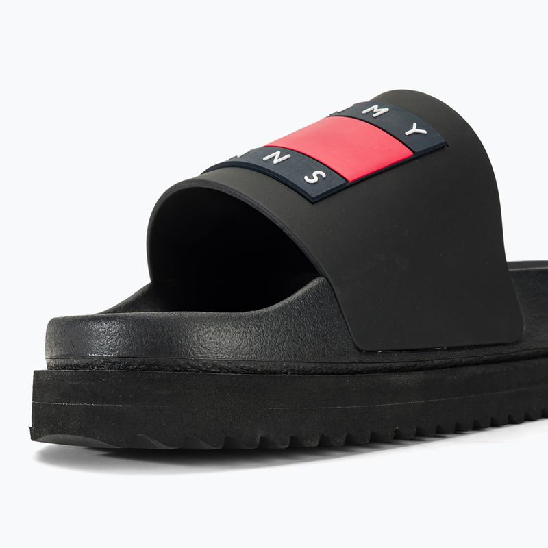 Tommy Jeans women's Elevated Flatform Slide black 8