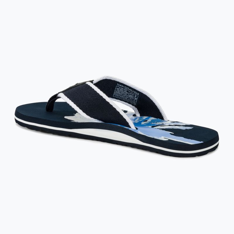 Pánske žabky Tommy Hilfiger Palm Print Beach Sandal desert sky 3