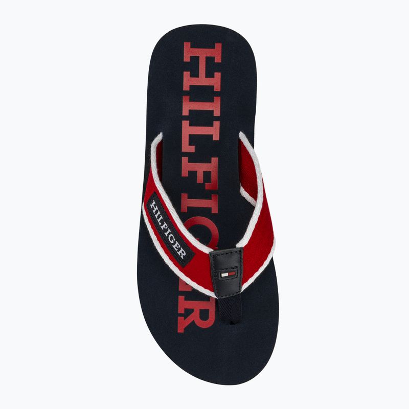 Pánske žabky Tommy Hilfiger Patch Beach Sandal primary red 5