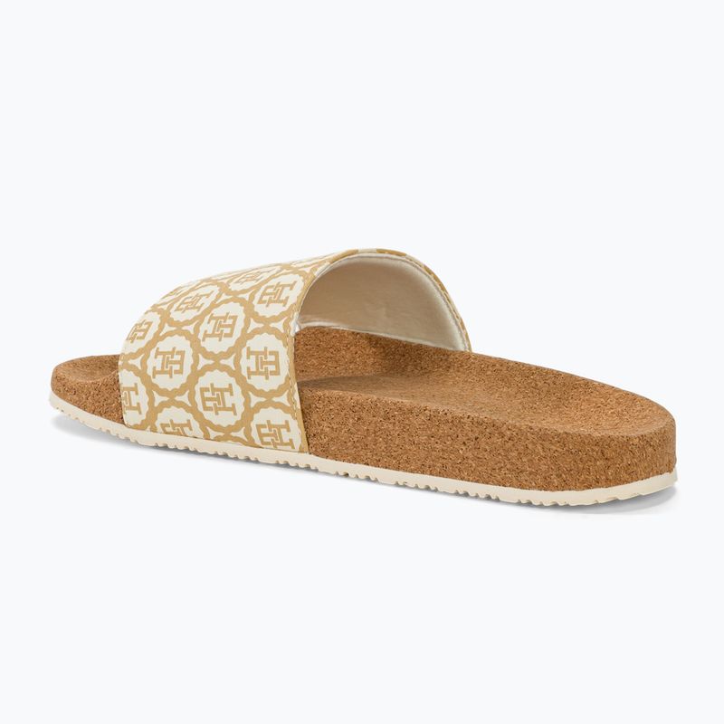 Dámske šľapky Tommy Hilfiger Emblem Cork Slide calico 3
