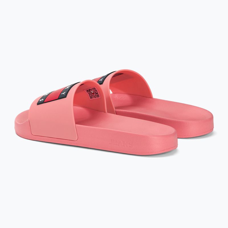 Dámske žabky Tommy Jeans Flag Pool Slide Ess tickled pink 3