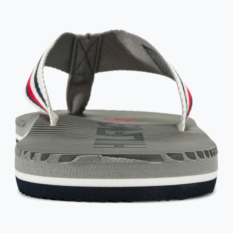 Pánske žabky Tommy Hilfiger Massage Footbed Oly Beach Sandal antique silver 6