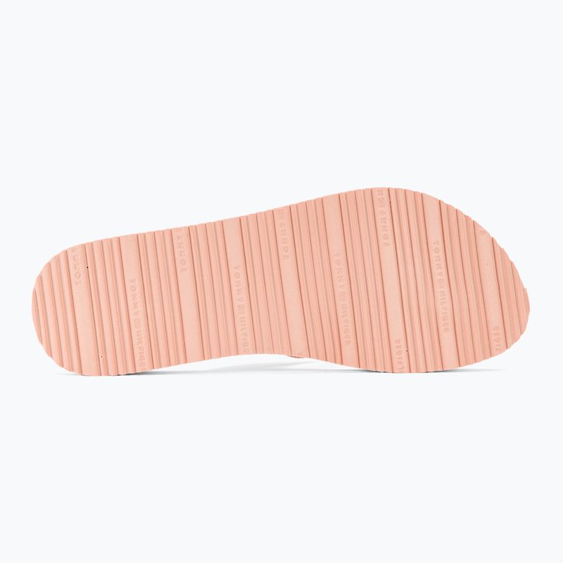 Dámske šľapky Tommy Hilfiger Webbing Pool Slide 0LA ecru/whimsical pink 5