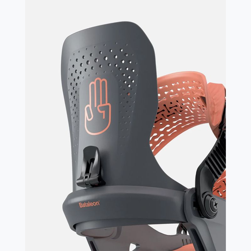 Dámske snowboardové viazania Bataleon Donna HW black peach 4