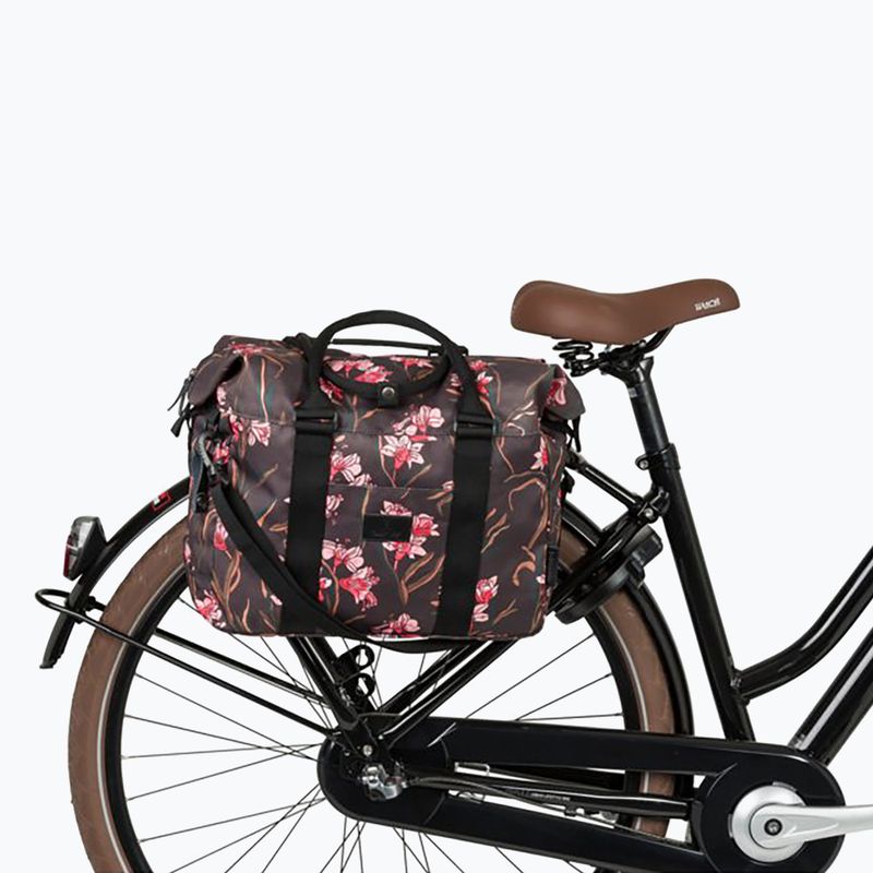 Taška na zadný nosič bicykľa FastRider Nyla Shopper Single Bike Bag Trend Click'nGo 20 l flourish 8