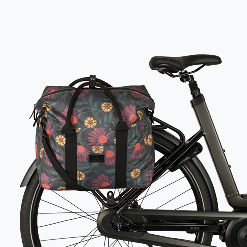 Taška na zadný nosič bicykľa FastRider Nyla Shopper Single Bike Bag Trend Click'nGo 20 l lola flower 2