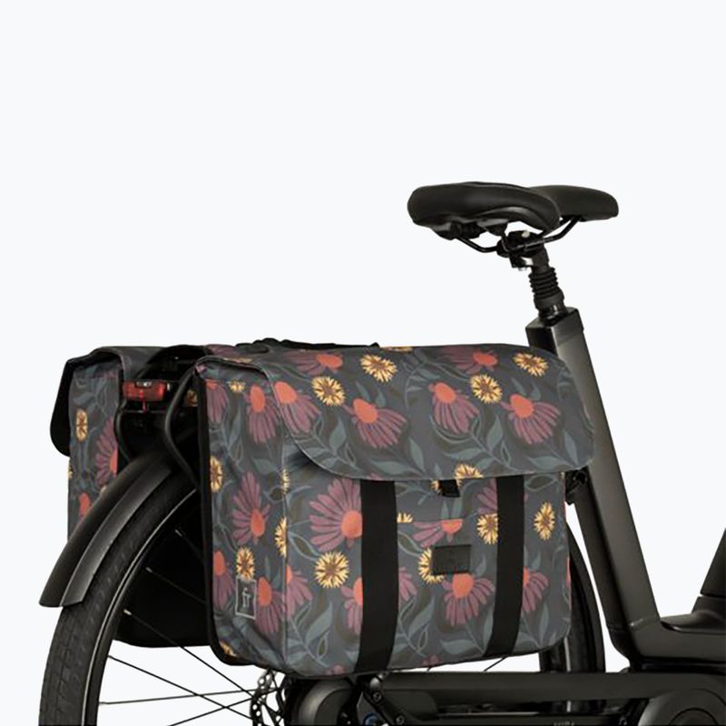 Brašna na bicykel FastRider Nyla Double Bike Bag Trend 32 l lola flower 3