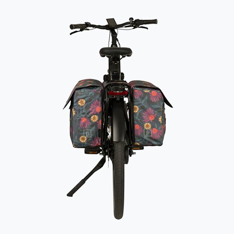Brašna na bicykel FastRider Nyla Double Bike Bag Trend 32 l lola flower 4